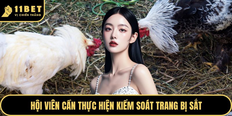 Đá Gà Cựa Dao Và Sức Hút Tại Hệ Thống 11BET Hiện Nay 2026 3 Hội viên cần thực hiện kiểm soát trang bị sắt